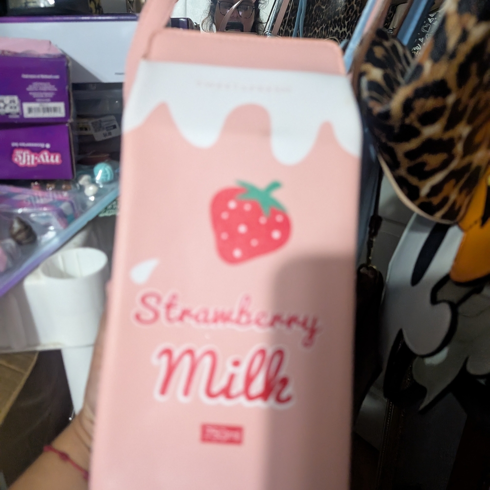 Strawberry Milk Pink Bath & Body Bag